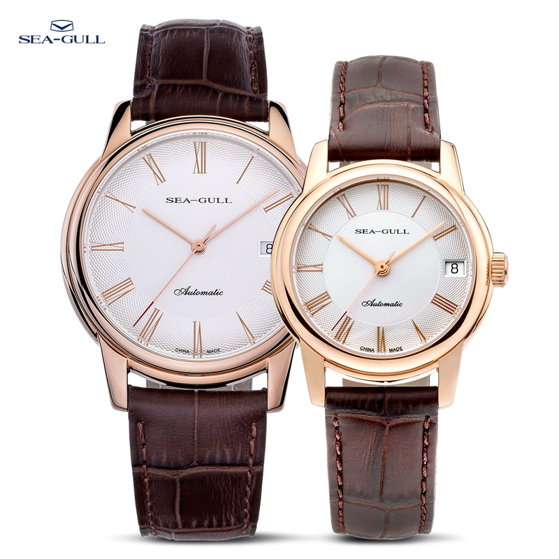 Omega Watch Constellation - Seagull męski zegarek mechaniczny elegancka minimalistyczna