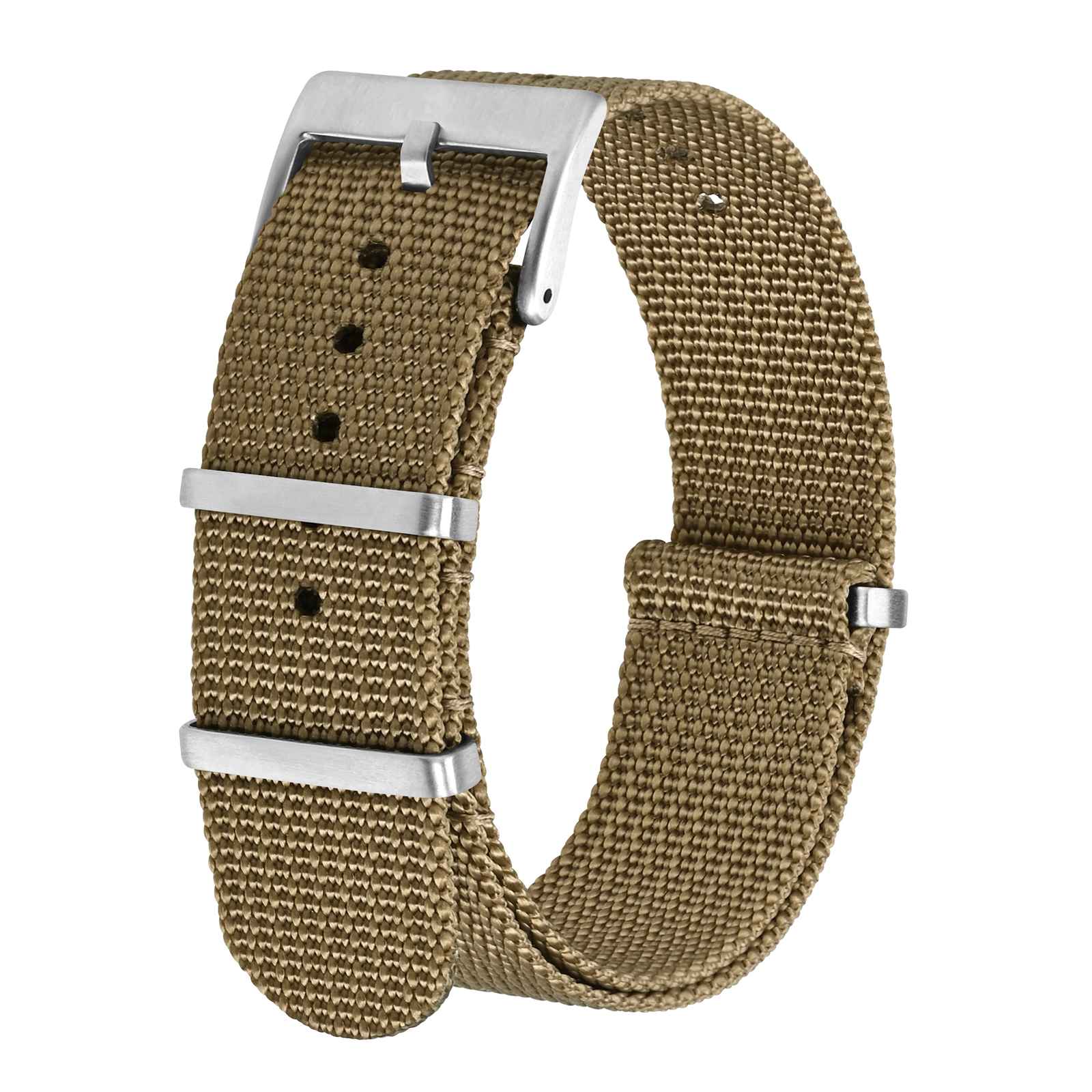 Suede Strap Watch - Pasek do zegarka męskiego BISONSTRAP 18mm