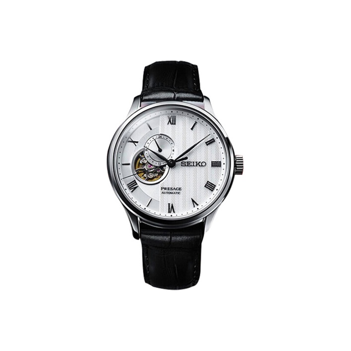 Seiko Watch Presage - Zegarek męski SEIKO Presage, mechanizm, skórzany