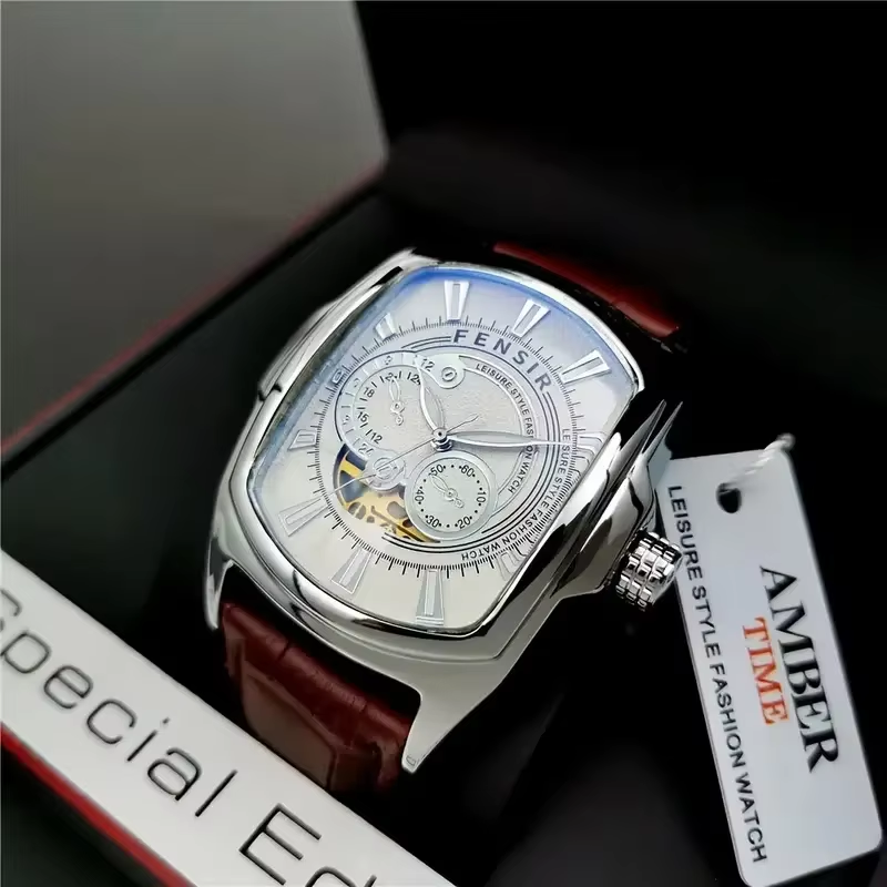 Omega Watch Constellation - Męski zegarek biznesowy w stylu punk,