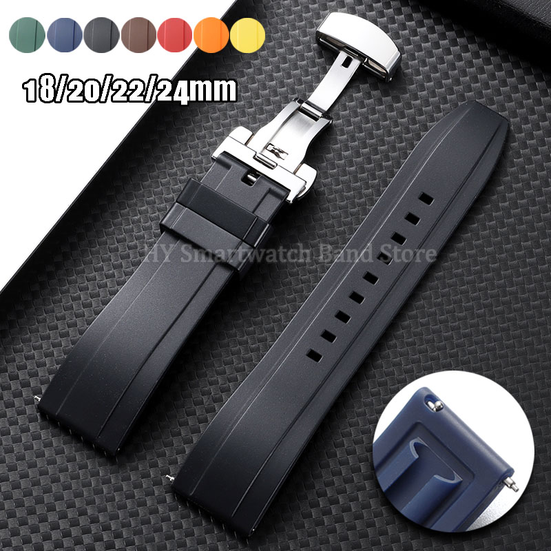 Pasek silikonowy do zegarka 18 – Suede Strap Watch recenzja i cena