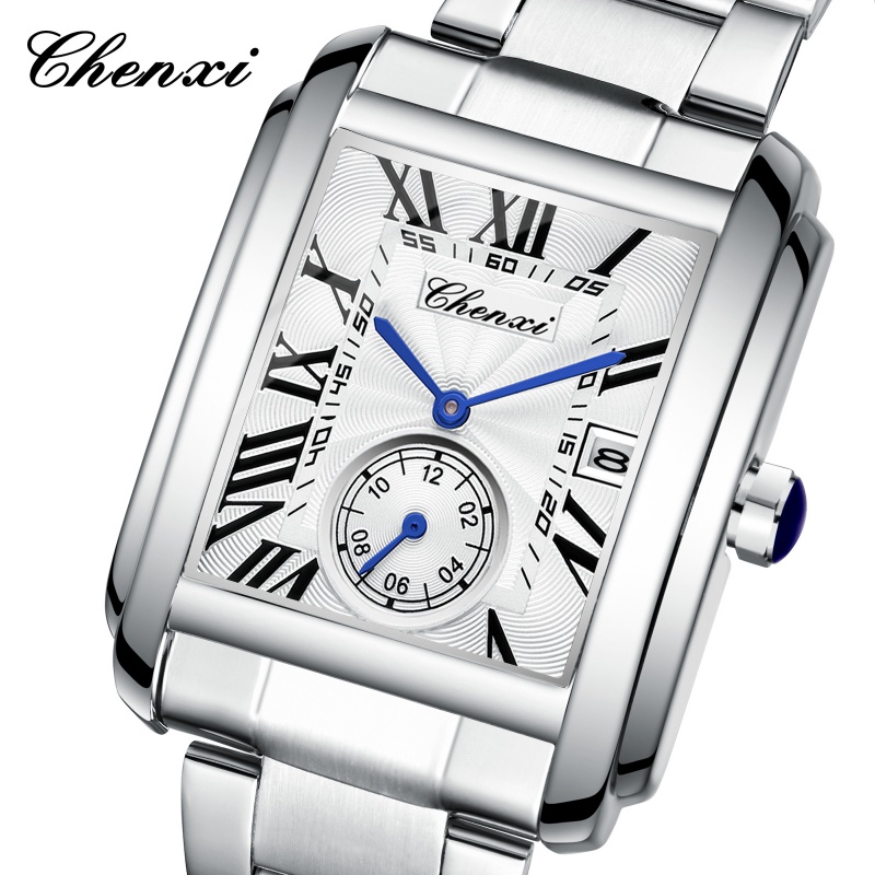 Zegarki kwarcowe CHENXI 8216,  – Cartier Watch Tank recenzja i cena