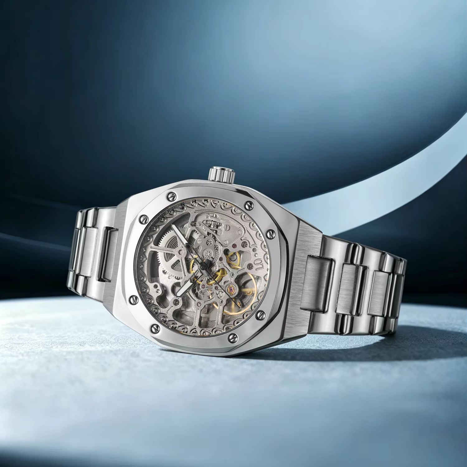 Zegarek mechaniczny Forsining  – Patek Philippe Watch Nautilus recenzja i cena