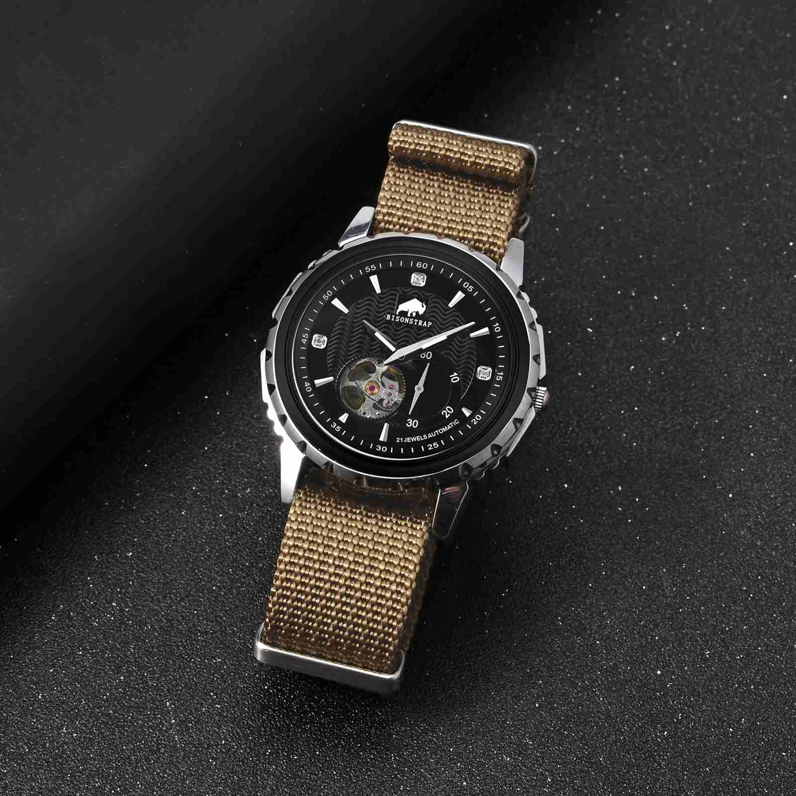 Pasek do zegarka męskiego BISO – Suede Strap Watch recenzja i cena