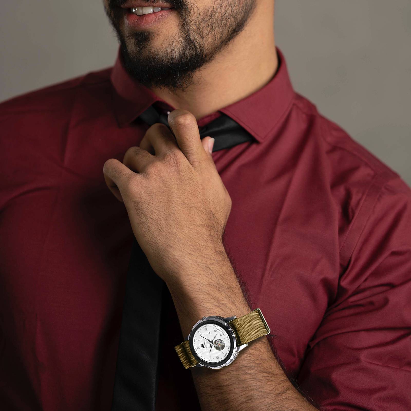 Pasek do zegarka męskiego BISO – Suede Strap Watch recenzja i cena