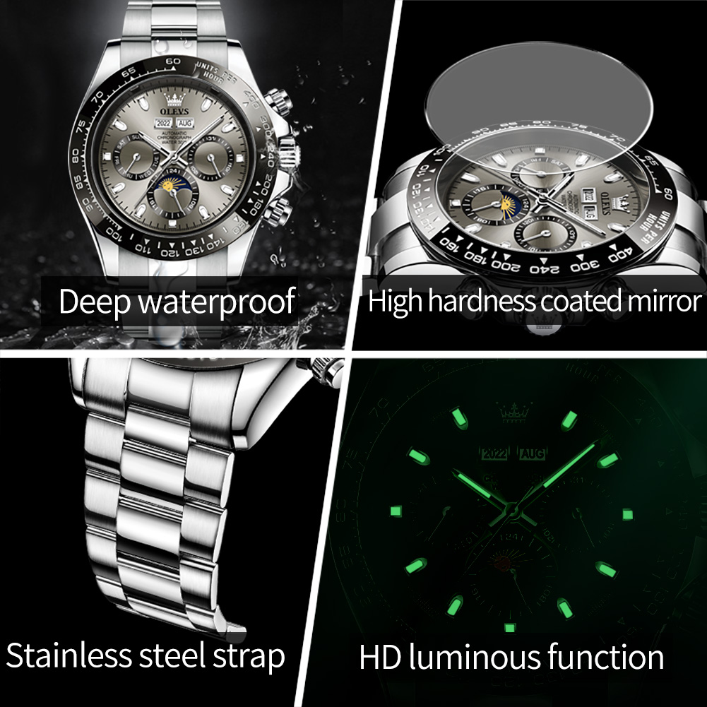 OLEVS 6654 luksusowy męski zeg – Seiko Watch Presage recenzja i cena